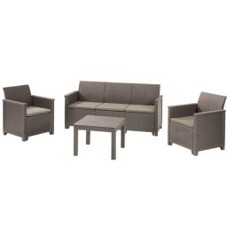 Baštenski set Elodie 3 seater kapućino