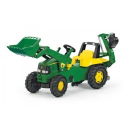 RollyToys Traktor Junior sa utovarivačem i prikolicom John Deere ( 811076 )
