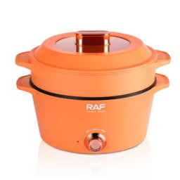 Raf r.5403o električni lonac krčko narandžasti 1300w 5l+2l