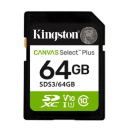 Kingston SDS3/64GB class 10 100MBs Micro SD Card 64B
