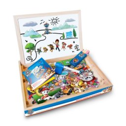 Magnetna drvena tabla paw patrol 90pcs ( 11/80222 )