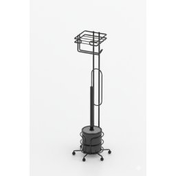 Tehnotel Drzac toalet papira sa wc cetkom MG096 blk ( 1319 )