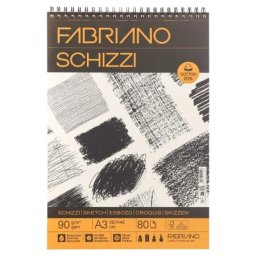 Schizzi blok za skiciranje spirala 90g 80 lista - odaberite format ( 190054 )