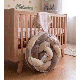 Ready Pletenica - krem-cappuccino-braon