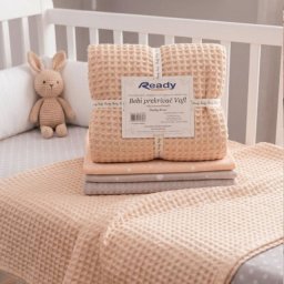 Ready Bebi Prekrivač Vafl - Krem