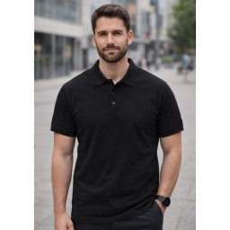 Ready Muška Majica sa Kragnom - Crna ( S, M, L, XL, XXL, XXXL )