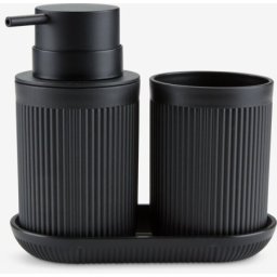 Set za kupatilo 3 kom/set crna