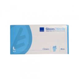 Nitril Rukavice bez pudera Abena L plave 1/100 ( N039 )