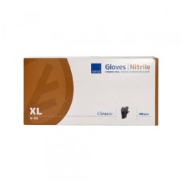 Nitril Rukavice bez pudera Abena XL crne 1/100 ( N037 )