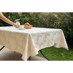 Stolnjak Delux 150x220cm Cvet - Kapućino boja ( VLK000348-deluxcvetkapucinoboja )