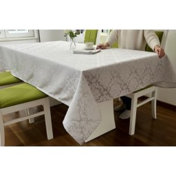 Stolnjak Delux 150x220cm Kruna - Siva boja ( VLK000348-deluxkrunasivaboja )