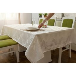 Stolnjak Delux 150x220cm Kruna - Bež boja ( VLK000348-deluxkrunabezboja )