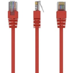 Gembird PP12-1.5M/R Mrezni kabl, CAT5e UTP Patch cord 1.5m red