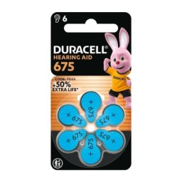 Duracell baterije za slušni aparat Aid 675 ( DUR-HA675/BP6 )