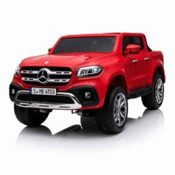 Licencirani automobil na akumulator - Mercedes - Benz X Class 4 x 4 Dvosed - Crveni ( SM-26303C )