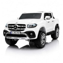 Licencirani automobil na akumulator - Mercedes - Benz X Class 4 x 4 Dvosed - Beli ( SM-26303B )
