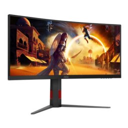 Aoc 34 inča CU34G4Z WQHD 3440x1440 Fast VA 240 Hz zakrivljeni gaming monitor