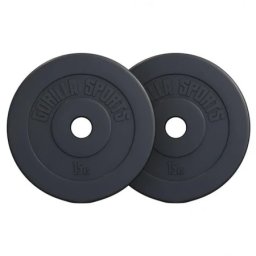 Gorilla Sports Set plastičnih olimpijskih tegova 30 kg (2 x 15 kg) ( 101204-00006-0032 )