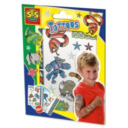 SES Creative Set za pravljenje tetovaža - životinje borci ( 1046246 )