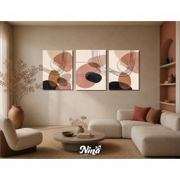 DIGITAL ART slike na platnu Zemljani tonovi ms290
