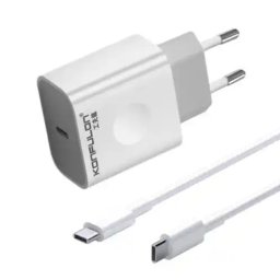 Kućni brzi punjač Konfulon C69D 20W + DC15 Type C KABL