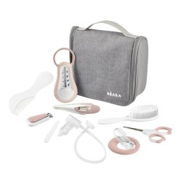 BEABA higijenski set od 10 delova u torbici, dusty pink
