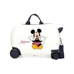 MICKEY CHEERFUL dečiji kofer na točkićima - bela