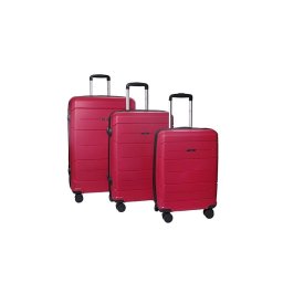 ENOVA MODENA set kofera 3/1 - fuchsia