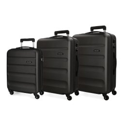 ROLL ROAD FLEX set kofera 3/1 - crna