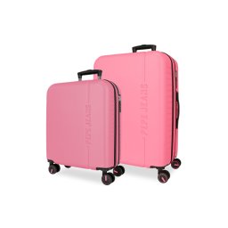 PEPE JEANS MONTANA set kofera 2/1 - pink