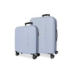 PEPE JEANS MONTANA set kofera 2/1 - sky blue