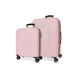 PEPE JEANS MONTANA set kofera 2/1 - powder pink