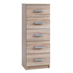 Komoda Tapdrup 5 fioka uska hrast