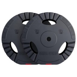 Gorilla Sports Set plastičnih tegova sa rukohvatima (2 x 15 kg) ( 100337-00007-0111 )