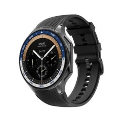 Smart watch dt watch x crni (crna silikonska i crna kozna narukvica) ( SW469 )