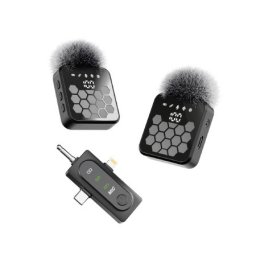Moxom mx-ax84 type-c + lightning + 3.5mm jack Mikrofon bluetooth crni ( R2334 )
