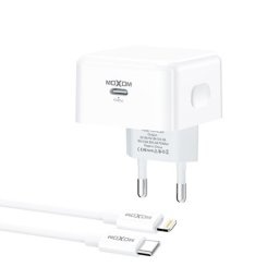 Kucni punjac moxom mx-hc307 40w type c na type c beli ( P1281 )