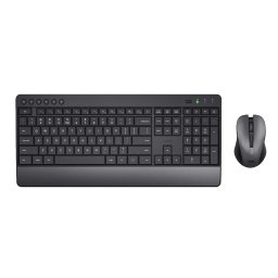 TRUST Tastatura+miš TREZO bežični set, Silent, US, crna