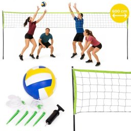 Sklopiva sportska mreža 600×240 cm za odbojku i badminton – MOVEPRO
