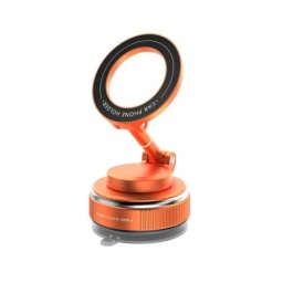 Drzac za mobilni telefon oh-x17 magnet i vakum narandzasti ( D2072 )