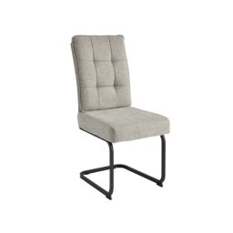 Trpezarijska stolica Molde Bež/Crne metalne noge 575x455x850 ( 775-554 )
