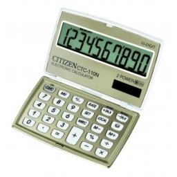 Džepni kalkulator na preklop Citizen CTC-110,10 cifara krem Citizen