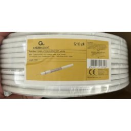 GEMBIRD KABL-COAX-RG6/100 white (X553) koaksialni kabl RG6 bez konektora, conductivity 18%,6.5mm,100m