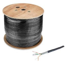 UPC-6170E-SOL-OUT Gembird, UTP cat.6 Outdoor, solid 23AWG, 0.57mm PREMIUM CCA kotur pun presek 305m