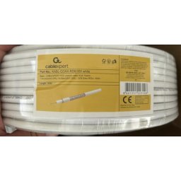 KABL-COAX-RG6/100 white (X553) koaksialni kabl RG6 bez konektora, conductivity 18%,6.5mm,100m