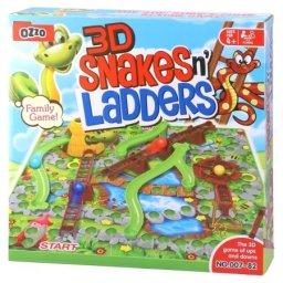 Ozzo kingso toys društvena igra zmija i merdevine 3d ( 882352 )