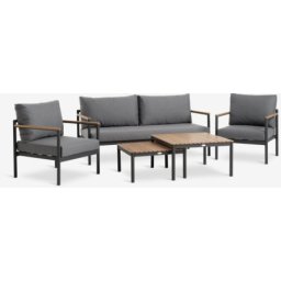 Lounge garnitura za 4,5 osobe siva