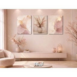 DIGITAL ART slike na platnu Puder i zlato ms292