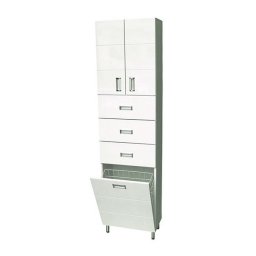 Kupatilski ormarić Lux Roma vertikala 50x190 korpa R50X190K 300132