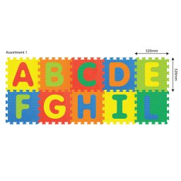 Podne pazle alfabet 32x31x1cm